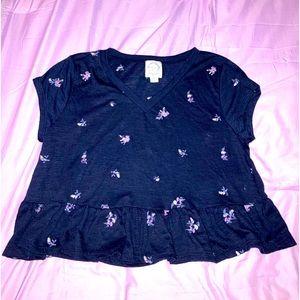 Big girls peplum top